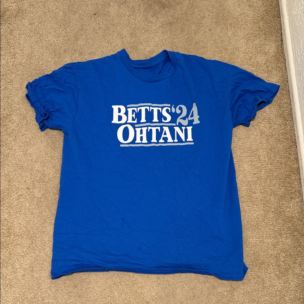 Blue Graphic Men's T-Shirt Dodgers